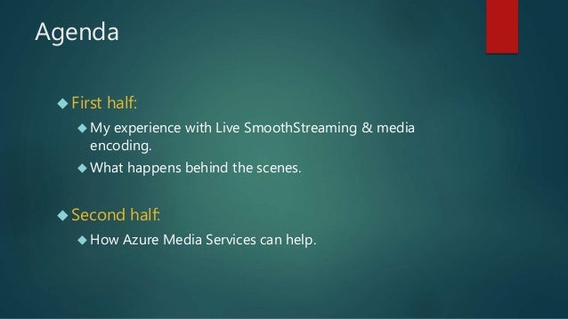 Streaming With Azure Media Services