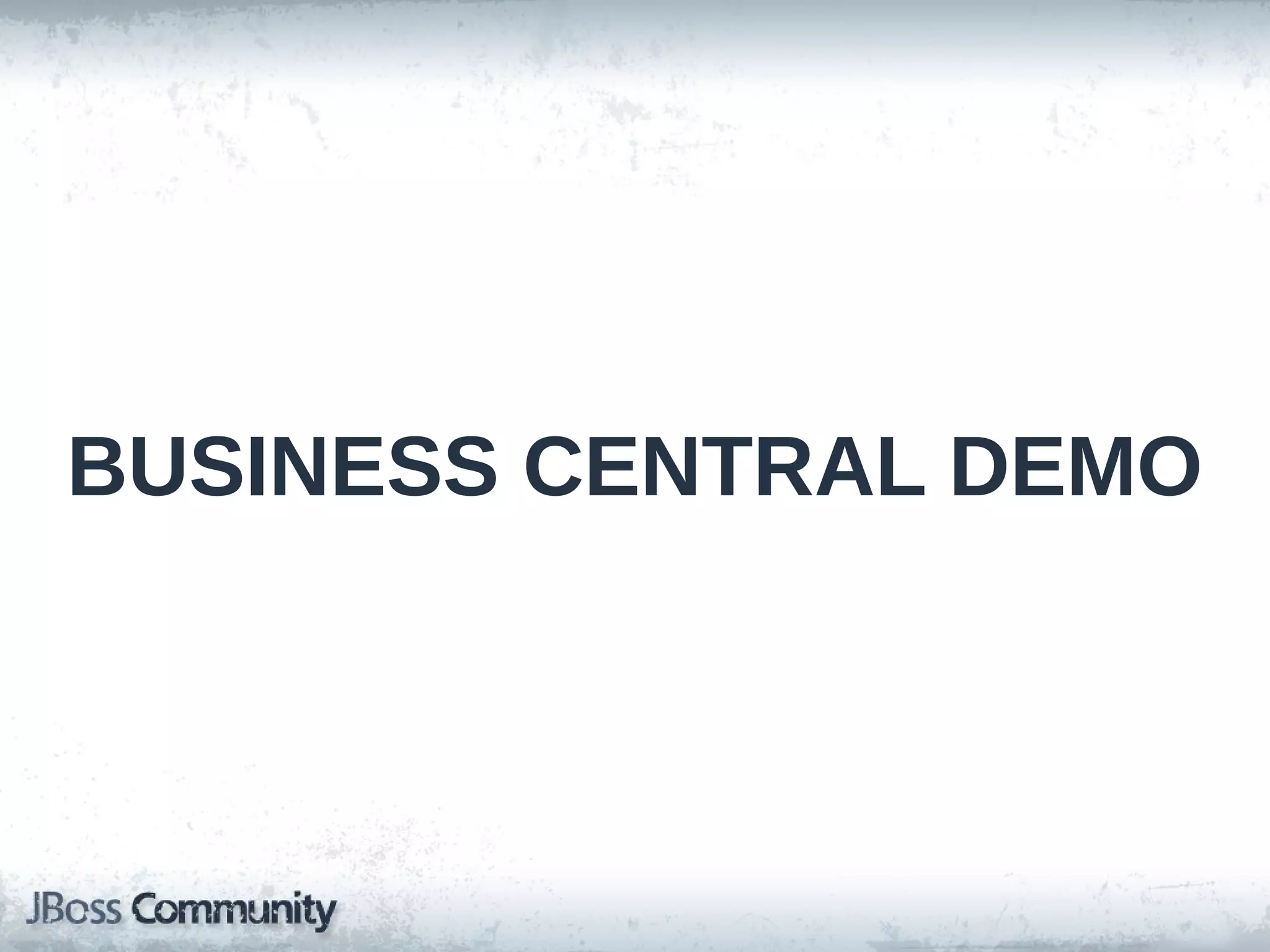 BUSINESS CENTRAL DEMO
 