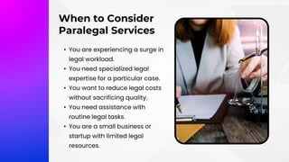 Streamline Legal Operations: A Guide to Paralegal Services | PPTX