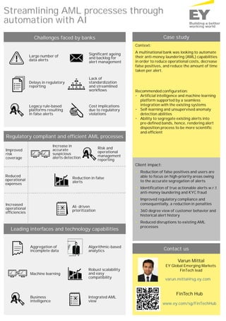 Streamlining aml processes through automation with ai | PDF