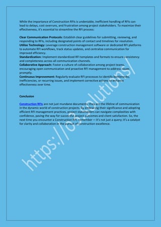 Streamlining Communication for Project Success.pdf | Construction ...