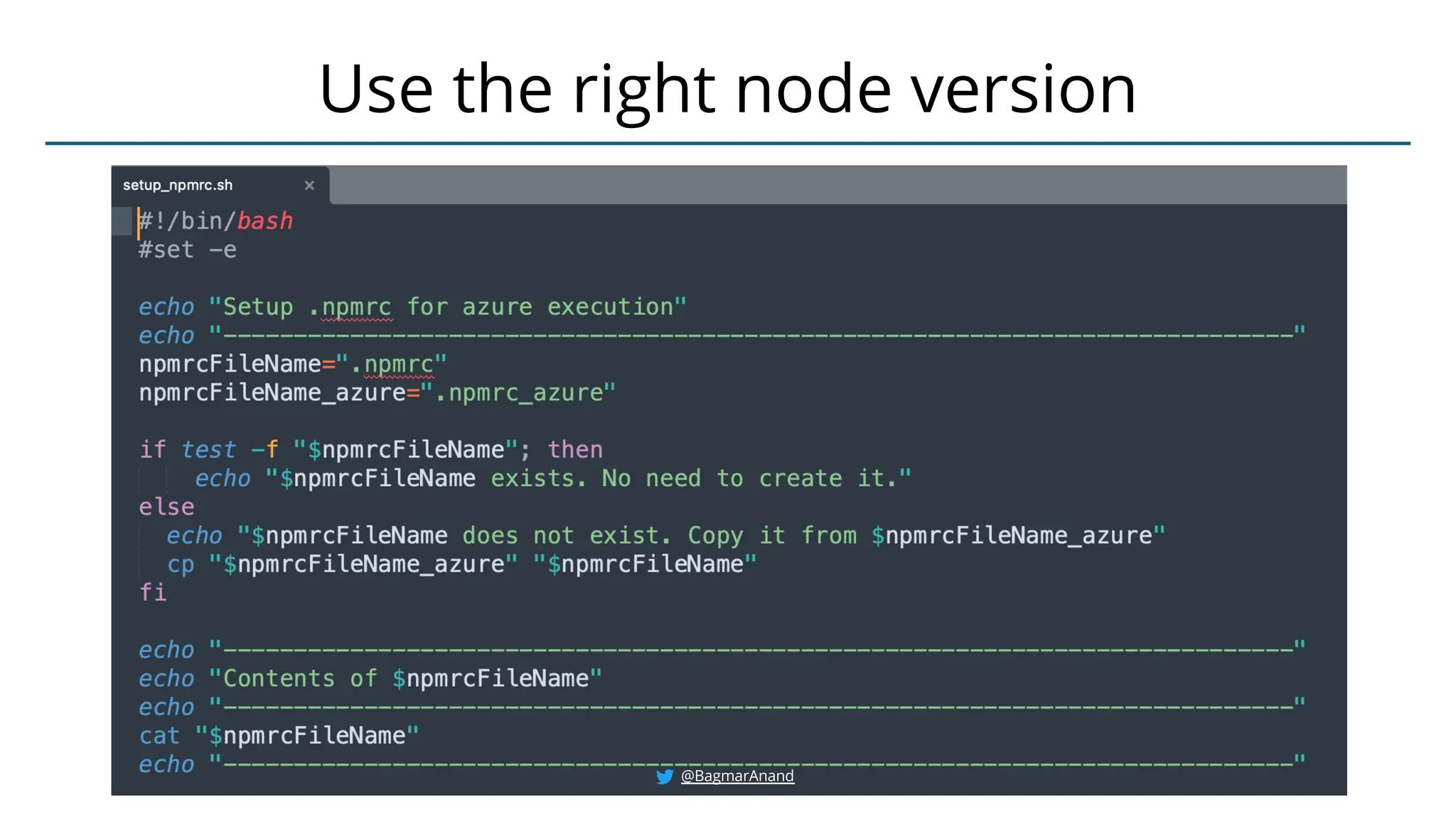 Use the right node version
@BagmarAnand
 