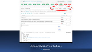 Auto Analysis of Test Failures
@BagmarAnand
 