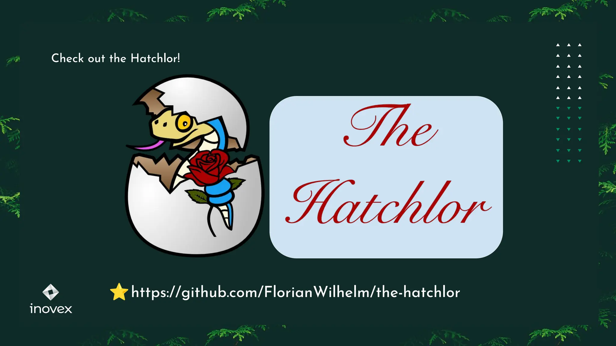 https://github.com/FlorianWilhelm/the-hatchlor
Check out the Hatchlor!
⭐
 