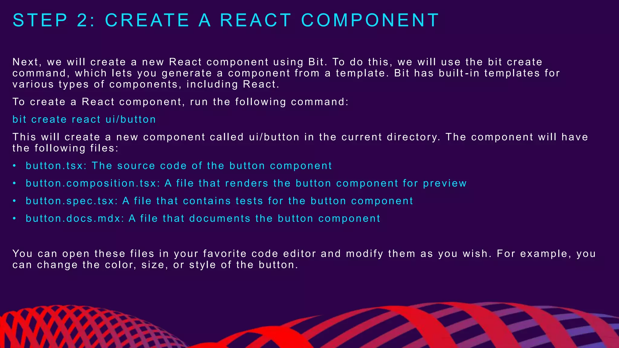 Streamlining React Component Development and Sharing with bit.pptx
