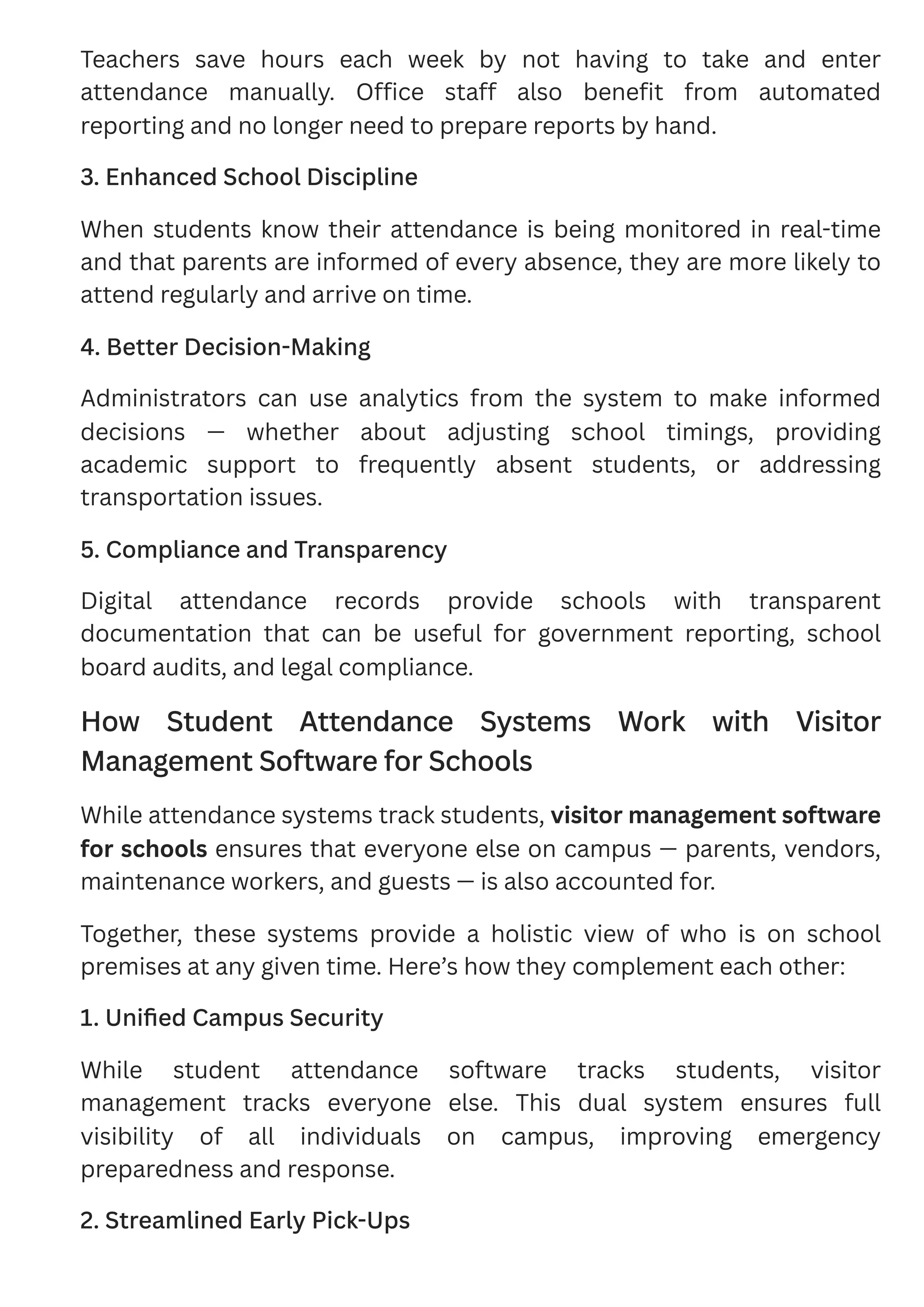 Streamlining School Operations with Student Attendance Management ...