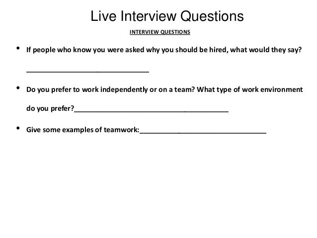 what type of work environment do you prefer