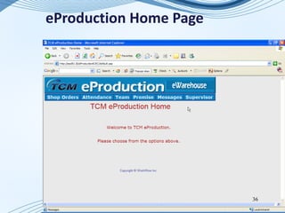 eProduction Home Page




                        36
 