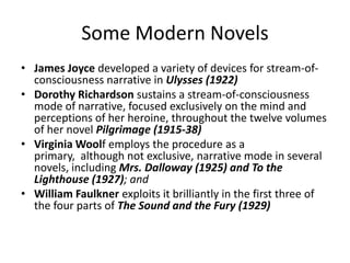 Stream of Consciousness in Virginia Woolf's 'To The Lighthouse' | PPTX