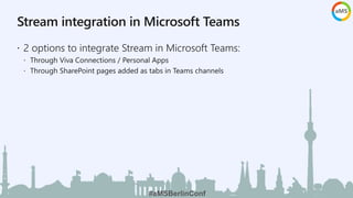 Stream on SharePoint, an overview - JcGonzalez.pptx