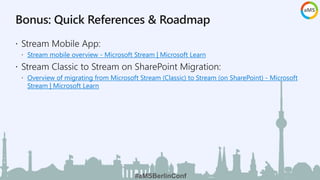 Stream on SharePoint, an overview - JcGonzalez.pptx