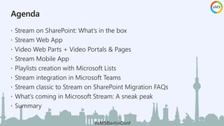 Stream on SharePoint, an overview - JcGonzalez.pptx