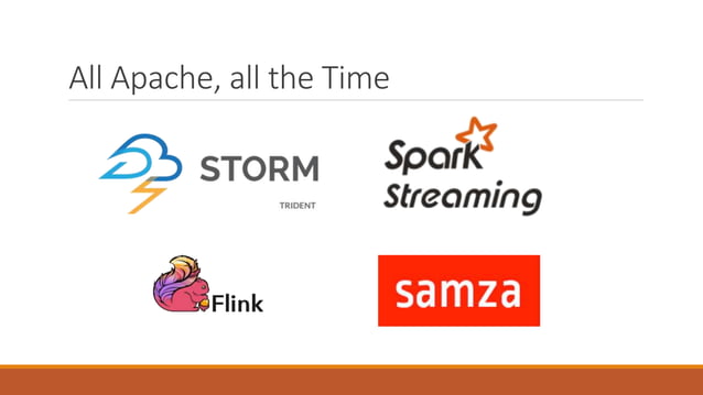Stream Processing Frameworks | PPT