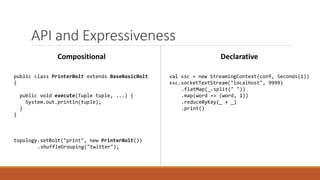 Stream Processing Frameworks | PPTX