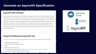 Generate an AsyncAPI Speciﬁcation
67
 