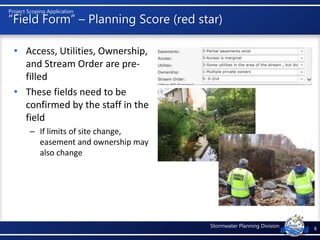 Stream Scoping Application Overview | PPT