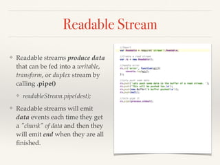 Streams in node js | PPT