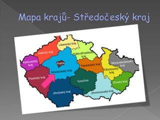 Mapa krajů- Středočeský kraj
