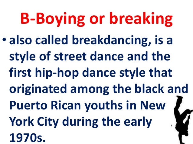Street Dance and hip hop PPT street-dance-and-hip-hop-ppt