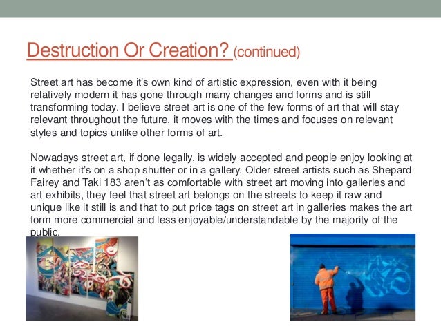 Street Art Essay - Words street art essay
