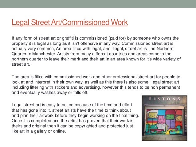 Street art essay