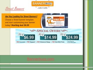 Street Banners




                 Bannerbuzz.com
 