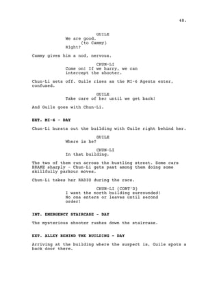Street Fighter (Movie Script) | PDF