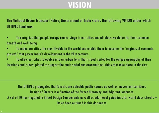 UTTIPEC STREET DESIGN GUIDELINES uttipec-street-design-guidelines