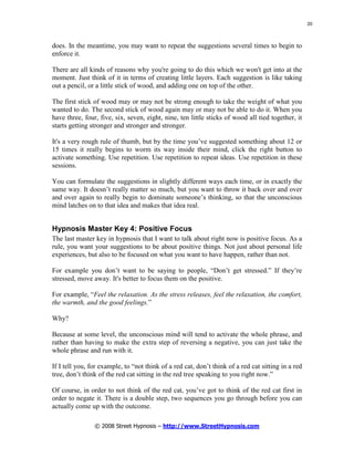 Hypnosis Example Rp Example Street Hypnosis Exposed Manual | PDF