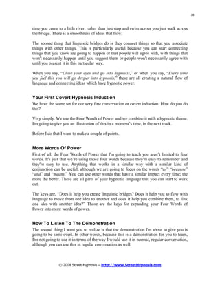 Street Hypnosis Exposed Manual | PDF