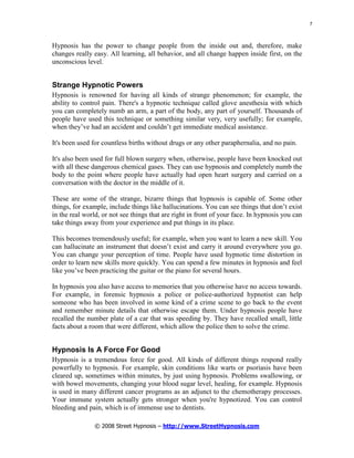 Hypnosis Example Rp Example Street Hypnosis Exposed Manual | PDF