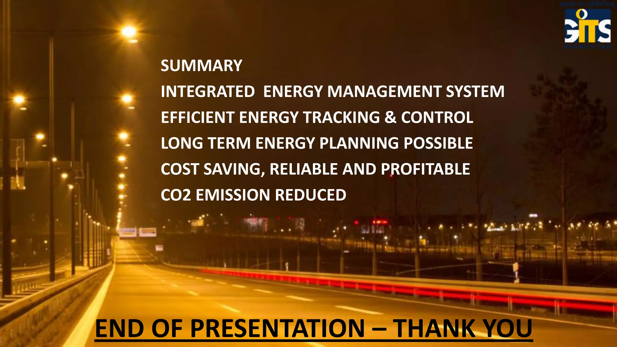 Intelligent Street light monitoring system PPT