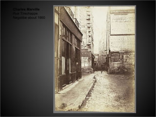 Charles Marville Rue Tirechappe Negatibe about 1860 