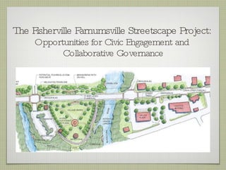 The Fisherville Farnumsville Streetscape Project:  Opportunities for Civic Engagement and  Collaborative Governance 