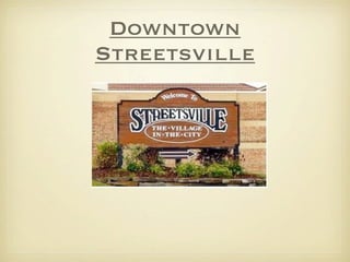 Downtown
Streetsville
 