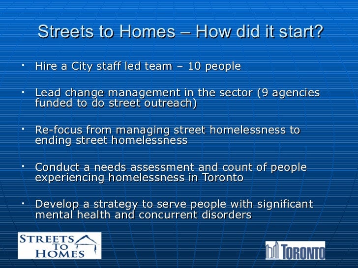 Street to Homes (Toronto) powerpoint presentation February 23, 2011