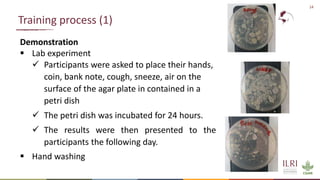 Training of street vendors of ready-to-eat chicken in Ouagadougou on best practices in hygiene using a food safety champion approach