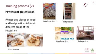 Training of street vendors of ready-to-eat chicken in Ouagadougou on best practices in hygiene using a food safety champion approach