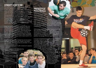 StreetWise Soccer brochure