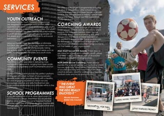 StreetWise Soccer brochure