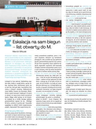 Fot.
Karolina
Grabowska
z
Pexels
Eskalacja na sam biegun
– list otwarty do M.
Marcin Wilczak
Niniejszym tekstem rozpoczynamy nowy
cykl w ramach Strefy na Luzie, zatytułowa-
ny SOR: Subiektywnym Okiem Redaktorów.
Będziemy w nim prezentować redakcyjne
spojrzenie na otaczającą nas rzeczywi-
stość. Pojawią się tu listy, checklisty, anali-
zy, opowieści, case studies i co nam jeszcze
życie przyniesie bazując, na naszym ponad
stuletnim (naturalnie sumarycznie) do-
świadczeniu w zarządzaniu projektami. Na
pierwszy ogień: list otwarty do PSM-a, czyli
Projektowego Sprytnego Mikołaja.
Listopad to czas zadumy. Siedzieliśmy więc
tak sobie, każdy w swojej bańce, sącząc ka-
kao, dyniową latte, kasztanowy syrop czy
co tam kto miał pod ręką i tworzyliśmy listy
rzeczy o których marzymy. Niekoniecznie
nowy telefon, krawat czy kosmetyk. Myśle-
liśmy o czymś szerszym i większym. O czymś
co sprawi, że nasza praca stanie się jeszcze
lepsza. Zdając sobie sprawę, że nie wszyst-
ko znajduje się w strefie naszego wpływu,
postanowiliśmy napisać list do… Mikołaja.
W końcu zarówno 6 grudnia jak i Gwiazdka
wyglądają na całkiem nieźle zorganizowany
projekt, nieprawdaż? Oto wspomniamy list:
Drogi Sprytny Mikołaju!
Jesteśmy grupą ponad dwudziestu zmieniają-
cych świat na lepsze wolontariuszy mających
na co dzień także inne obowiązki. Do większo-
ści z nich (przynajmniej w godzinach 8-16+)
należy prowadzenie projektów, praca z róż-
nymi zespołami, klientami czy komitetami
sterującymi. Jako, że zbliża się czas spełniania
życzeń, postanowiliśmy poprosić Cię o pomoc.
W tym liście zawarliśmy nasze codzienne bo-
lączki, zagwozdki i wyzwania. Jeśli naprawdę
istniejesz (szantaż emocjonalny) spraw, by to
o czym marzymy, stało się naszą rzeczywisto-
ścią. Jeśli to możliwe, bardzo prosimy żeby:
• ludzie nie urywali komunikacji w pro-
blematycznej sytuacji (np. kiedy goni nas
czas – a dla nas nie jest tak łaskawy jak dla
Ciebie – zadanie ma być wykonane już lada
dzień, a okazuje się, że nie tylko nie jest za-
częte, ale też kontakt z tą osobą się urywa.
Brak jest informacji czy i na kiedy będzie wy-
konane, co sprawia, że praktycznie nie mamy
możliwości interwencji. Już lepiej otrzymać
złe wieści, niż nie otrzymać ich wcale);
• skończyły się niepotrzebne eskalacje
często zastępujące normalną dyskusję,
przeistaczające się potem w prawdziwe –
jakbyś to określił – burze śniegowe. My
używamy innego zwrotu ale nie wypada go
używać w liście do tak zacnej osoby (kolejny
szantaż emocjonalny);
• zniknęła arogancja osób, które przychodzą
do projektu i bez obserwacji stanu faktycz-
nego krytykują pracę zespołu i chcą „ukła-
dać wszystko na nowo”;
• Klienci zaczęli być bardziej zdecydowani
i nie dorzucali ciągle wymagań, wzmaga-
jąc niechęć zespołu projektowego;
• komunikacja polegała na mówieniu lub
pisaniu, by być zrozumianym, a nie tylko
wyrzucaniu z siebie swoich myśli. Co wię-
cej, żeby nie mieszała się ta asynchroniczna
z synchroniczną, w dodatku niesymetryczną!
• ludzie przestali podchodzić do pracy
emocjonalnie i przez pryzmat ego;
• tzw. wyższy management na poważnie
podchodził do komunikowanych pro-
blemów organizacyjnych czy projektowych
(a poza tym, żeby uważali podczas prezen-
tacji, żeby nie trzeba im było tłumaczyć, że
chmurka na slajdzie oznacza jednak coś złe-
go dla projektu, a nie nasze samopoczucie);
• nie trzeba było 50 razy przypominać się
z każdym zadaniem wpisanym do Jira/Tre-
llo/Asana (nie wiemy co Wy tam używacie
na biegunie, ale od lat dowozicie na czas,
wiec prosimy właśnie o taki rezultat);
• organizatorzy spotkań pisali ich agendy
zawierając choćby mgliste, ale jednak cele;
• na spotkaniach telefony leżały ekranami
w dół, a ich właściciele nie zerkali na nie co
chwile, nie mówiąc już o ich używaniu;
• komunikacja dotycząca opóźnień lub
przekroczeń pojawiała się przed ich wy-
stąpieniem, a zamiast narzekania pojawiło
się szukanie rozwiązań;
• fast-tracking nie był drogą na skróty
a ryzyko czymś jedynie złym, w dodatku już
zmaterializowanym;
• zniknęła każda „Zosia samosia”, tj. in-
dywidualista, który bierze na siebie za dużo
i mówi: ja zrobię, ja potrafię, a potem jak ma
za dużo i jak się nie wyrabia, włącza tryb My
i mówi, że zespół nie dowiózł;
• bez żalu można było pożegnać osoby za-
rządzające przez konflikt (choć różnice
zdań są nieuniknione), ukrywające proble-
my, zwalające winę na drugą stronę i wy-
wołujące tym sposobem niepotrzebne spory
i chaos
• każdy pamiętał, że kiedyś opuści dany pro-
jekt, ale twarzy ani nazwiska nie zmieni,
więc szczerość, szacunek i prawdomów-
ność są wartościami podstawowymi.
Jest tego jeszcze trochę, ale grudzień tuż tuż,
więc nie chcielibyśmy za bardzo obciążać Two-
jego backlogu.
Pozostajemy z wyrazami szacunku,
Ada, Adrian, Aneta, Anna, Bartosz, Dominika,
Ela, Ewa, Joanna, Joanna, Kamila, Karolina,
Karolina, Kornelia, Magda, Malwina, Marcin,
Mateusz, Michał, Monika, Renata, Szymon
i Weronika.
Strefa PMI, nr 39, Listopad 2022, www.strefapmi.pl 65
STREFA NA LUZIE
SOR: Subiektywnym Okiem Redaktorów
 