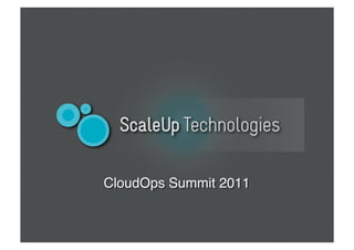CloudOps Summit 2011!
 