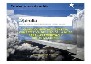 Y con los recursos disponibles…
 