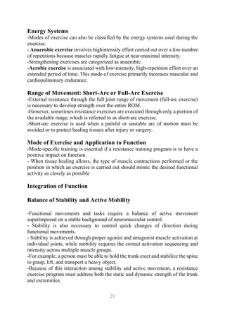 strenghtening lec 1. therapeutic exercise pdf | PDF