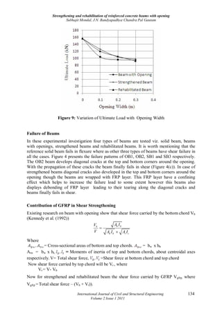 Strengthening and rehabilitation of reinforced concrete beams with | PDF