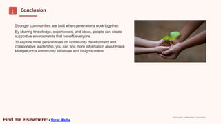 Strengthening Communities by Connecting Generations: Insights on ...