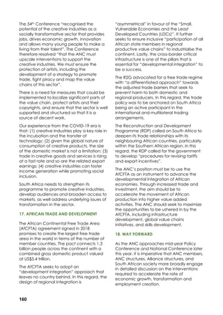 ANC Strengthening Economic Recovery and Reconstruction to Build an ...