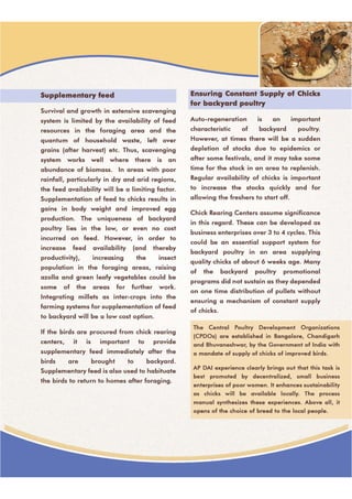 Strengthening the Backyard Poultry. Experiences of AP Drough Adaptation Initiative (AP DAI)