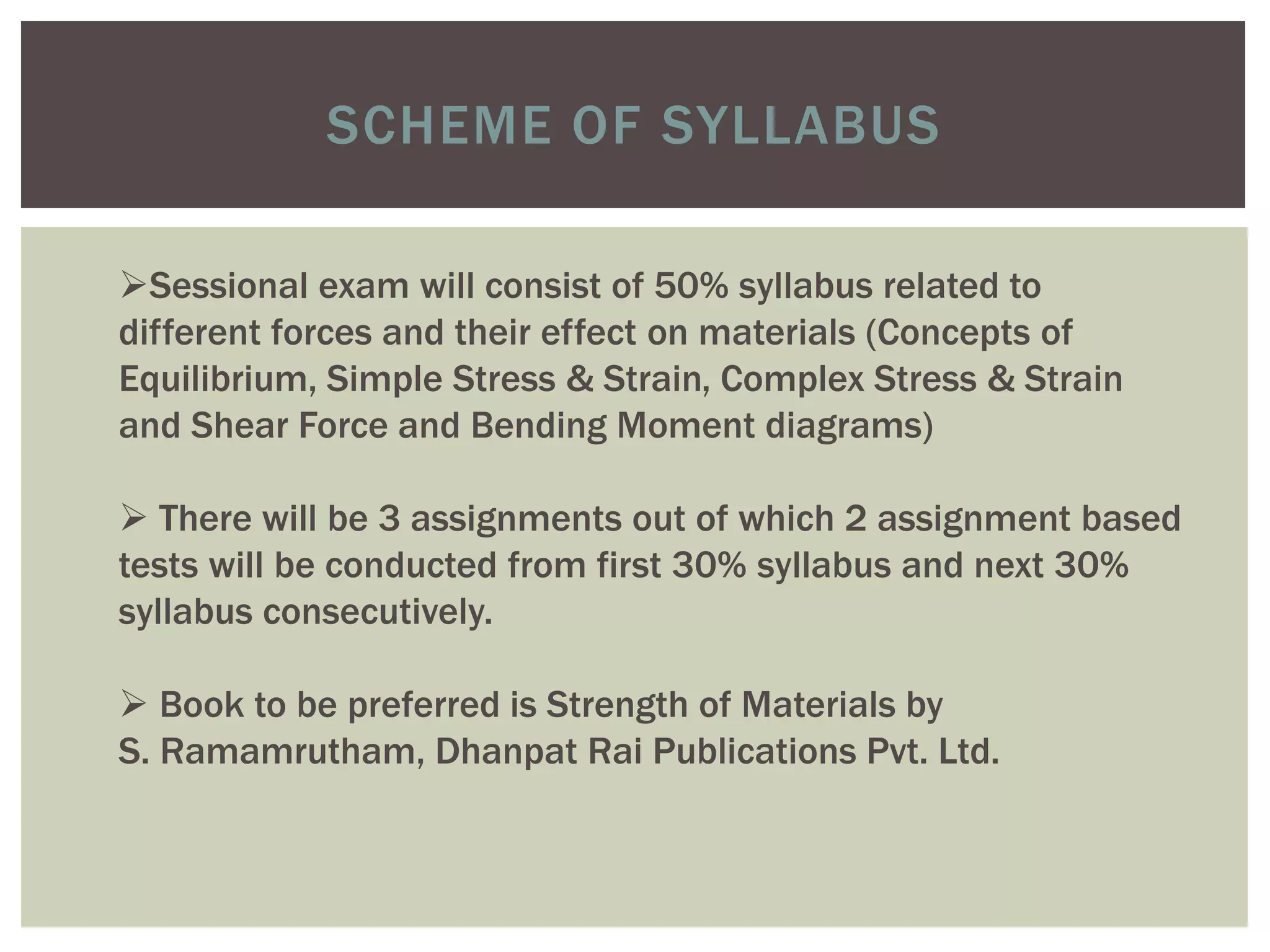 Strength of materials | PPTX