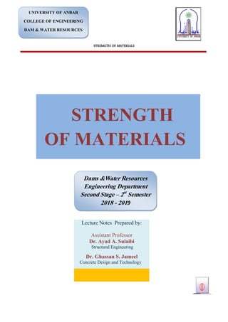Strength of materialsgggggggggggggggggggggggggggggggggggggggg | PDF